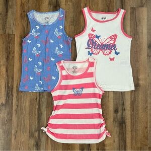 Girls Cotton Tank Top Bundle 10/12